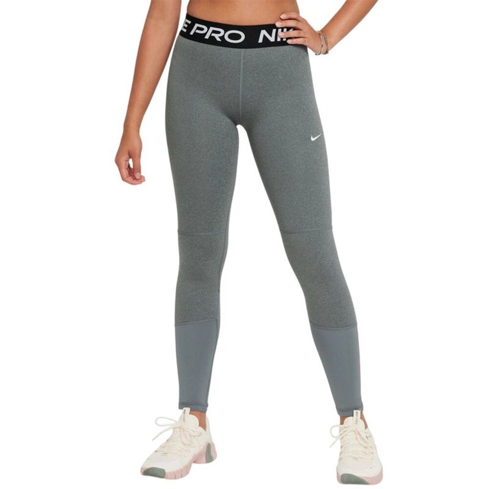 Nike Girls Pro Pantyhose / Carbon Heather